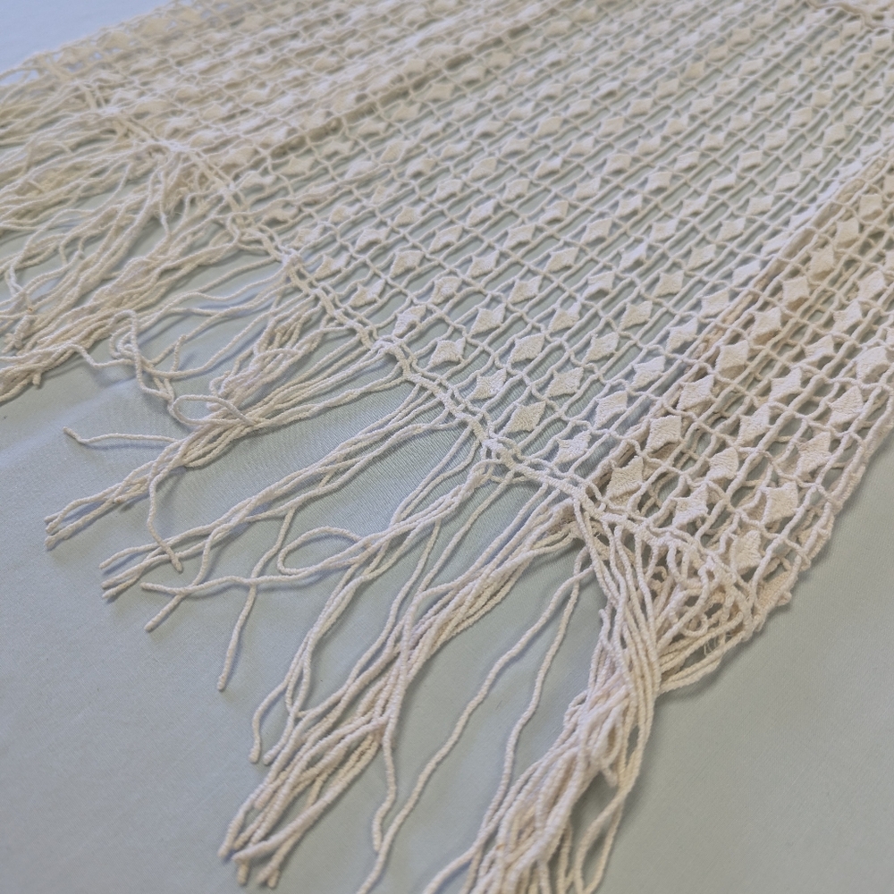 Long Crochet Fringe Vest - Picture 4 of 7